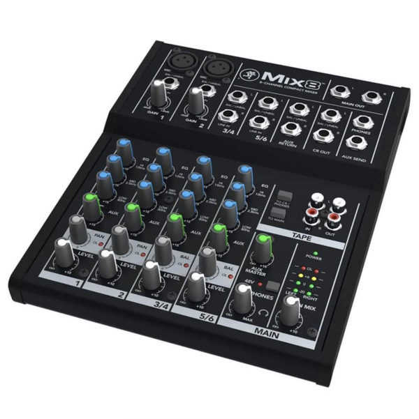 Mackie Mix8 8-Channel Compact Mixer